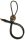 Cravata americana motiv cap cerb, metal