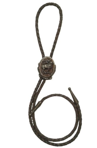 Cravata americana motiv cerb, metal