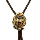 Cravată de Vânătoare Bolo Tie Magnum Outdoors – Motiv Cerb pe Bază din Corn Natural