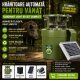 Hrănitoare Automată pentru Vânat EUROHUNT Light 6V SET Complet – Panou Solar, Acumulator și Încărcător Incluse | Programare Digitală până la 6 Hrăniri/Zi