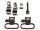 Kit prindere curea arma Uncle Mikes 14,26-15,58 mm