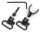 Kit prindere curea arma Uncle Mikes 17,8-19 mm