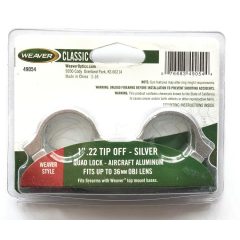 Inele Weaver Quad Lock 1" 9-11 mm Silver