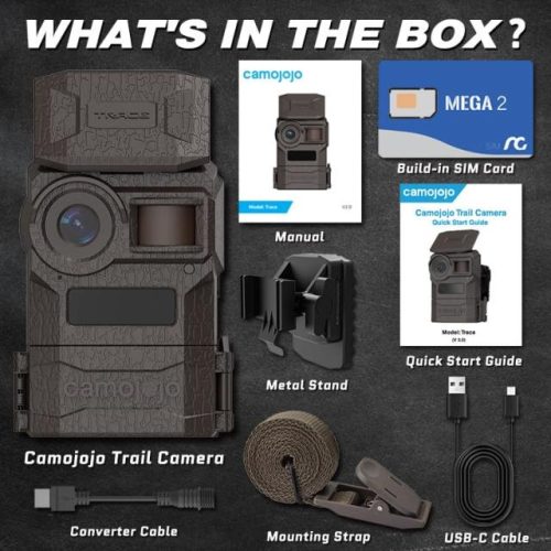 Camera supraveghere, monitorizare vanat Camojojo Trace cu cartela SIM universala
