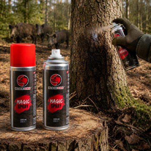 BLACK FIRE Magic Spray 200 ml – atractant puternic pentru mistreți, aplicare rapidă și curată