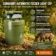 Hrănitoare Automată pentru Vânat EUROHUNT Light 12V – Dispersor Hrană Programabil cu Timer Digital, 6 Hrăniri/Zi, Împrăștiere Reglabilă