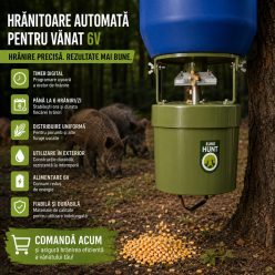   Hrănitoare Automată pentru Vânat 6V cu Timer Digital – Hrănitor Automat Programabil EUROHUNT Light