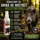 Atractant cu Urină sintetică de Mistreț EUROHUNT 100 ml – Atrage Mistreții Rapid și Crește Șansele unei Partide de Vânătoare Reușite