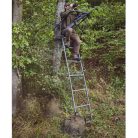  Scaun de copac portabil pentru vanatoare la panda cu scara Qteck High MST 250, 2,5 m