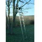 Scară de Pândă din Aluminiu Pliabilă cu Scaun și Suport pentru Armă – Ușoară, Stabilă și Confortabilă pentru Vânătoare