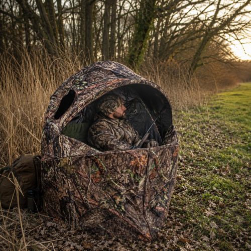 Cort de Camuflaj Ameristep cu Scaun Integrat – Confort, Protecție și Montaj Rapid