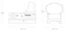 Red Dot Hawke Reflex Sight Wide View