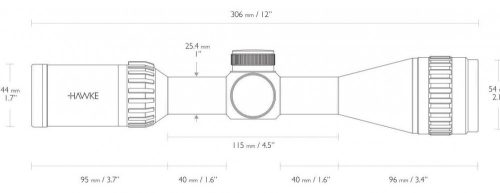 Luneta 3-9x40 Hawke Airmax AMX AO