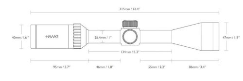 Luneta 3-9x40 Hawke Vantage Mil-Dot