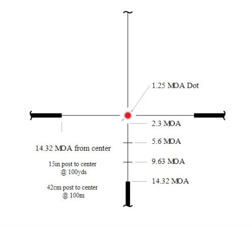 Luneta Hawke Endurance 2,5-10×50 30 WA, LR-Dot-8x