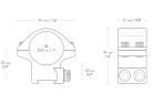 Inele Hawke 1" joase 9-11 mm