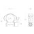 Inele Hawke Precision 1", Weaver, medii, otel, detasabile