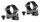 Inele Hawke Professional 30 mm, Weaver, medii, otel, detasabile