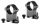 Inele Hawke Professional 30 mm, Weaver, extra inalte, otel, detasabile