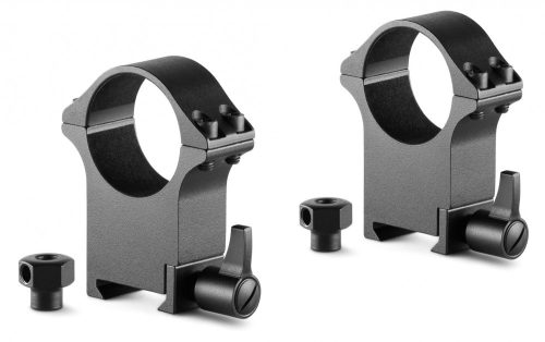 Inele Hawke Professional 30 mm, Weaver, extra inalte, otel, detasabile