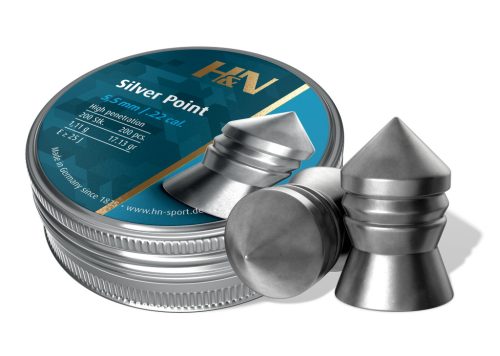 Alice Diabolo H&N Silver Point 5,5 mm, vârf ascuțit, precizie ridicată, 1,11 g – 200 buc.
