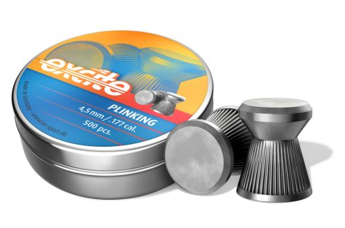 Diabolo H&N Excite Plinking 4,5 mm, 0,47 g, 500 buc. – Cap plat, tir recreativ