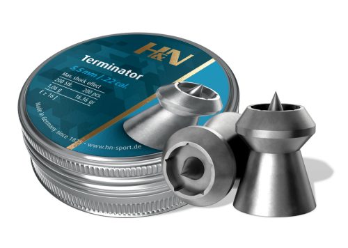 Diabolo H&N Terminator 5,5 mm, 1,06 g, vârf expansiv, 200 bucăți