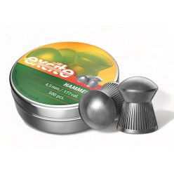   Diabolo H&N Excite Hammer 4,5 mm, 0,51 g – Proiectile aer comprimat cu cap rotund, precizie pentru tir recreativ, 500 buc.