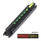 Catare cu fibra optica pentru arme de vanatoare cu sina ventilata HiViz Magni-Hunter I, 5,8-8,3 mm