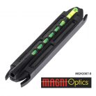 Catare cu fibra optica pentru arme de vanatoare cu sina ventilata HiViz Magni-Hunter II, 9-11,1 mm