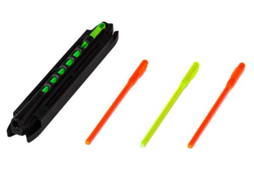 Catare cu fibra optica pentru arme de vanatoare cu sina ventilata HiViz Magni-Hunter II, 9-11,1 mm