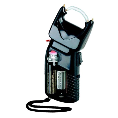 Electrosoc cu spray iritant lacrimogen defensiv Scorpy 200 ESP, 2 in 1