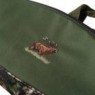 Husă pentru armă Forsport 112 cm Forest Camo, căptușită, cu broderie cerb