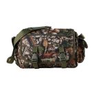 Geantă de vânătoare Forsport cu șezut, camuflaj forestier, broderie cerb
