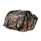 Geantă de vânătoare Forsport cu șezut, camuflaj forestier, broderie cerb
