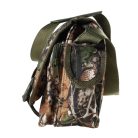 Geantă de vânătoare Forsport cu șezut, camuflaj forestier, broderie cerb