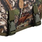 Geantă de vânătoare Forsport cu șezut, camuflaj forestier, broderie cerb