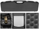 Cutie Rigidă Transport Armă Megaline Black 97x25x10 cm – Protecție din Polimer cu Cleme și Spumă Alveolară