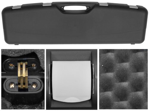Cutie Rigidă Transport Armă Megaline Black 97x25x10 cm – Protecție din Polimer cu Cleme și Spumă Alveolară