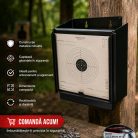 Țintă metalică Umarex Pellet Trap 14x14 cm – capcană pentru alice, până la 32 J, cu 10 ținte incluse