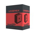 Țintă metalică Umarex Pellet Trap 14x14 cm – capcană pentru alice, până la 32 J, cu 10 ținte incluse