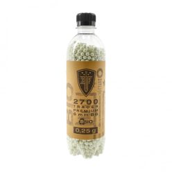   Bile airsoft ASG Elite Force Premium Bio 0.25 g 6 mm Biodegradabile Fluorescente, 2700 buc.