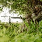 Trepied de vânătoare Primos Trigger Stick Vantage – reglabil 104–170 cm, Mossy Oak Bottomland