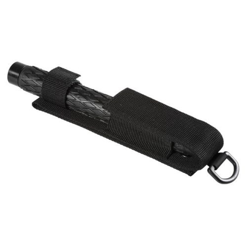 Baston telescopic autoaparare Walther TDB 26, otel, 65 cm, 3 sectiuni, negru, maner cauciucat, teaca