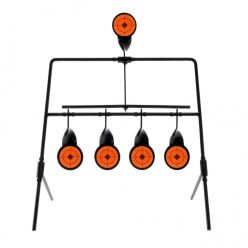   Țintă Metalică RazorGun Wind Spinner – 4 Pendule și Resetare Automată