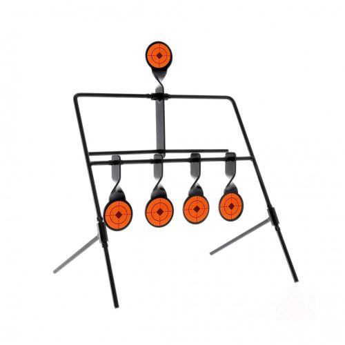 Țintă Metalică RazorGun Wind Spinner – 4 Pendule și Resetare Automată