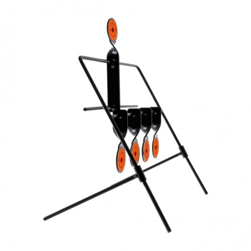Țintă Metalică RazorGun Wind Spinner – 4 Pendule și Resetare Automată