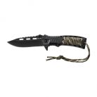 Briceag Mil-Tec survival cu amnar si paracord