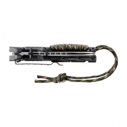 Briceag Mil-Tec survival cu amnar si paracord