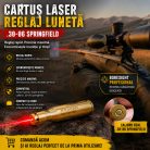 Cartuș Laser Premium Reglaj Lunetă Cal. .30-06 Springfield | Boresight Profesional pentru Reglare Rapidă și Economie de Muniție